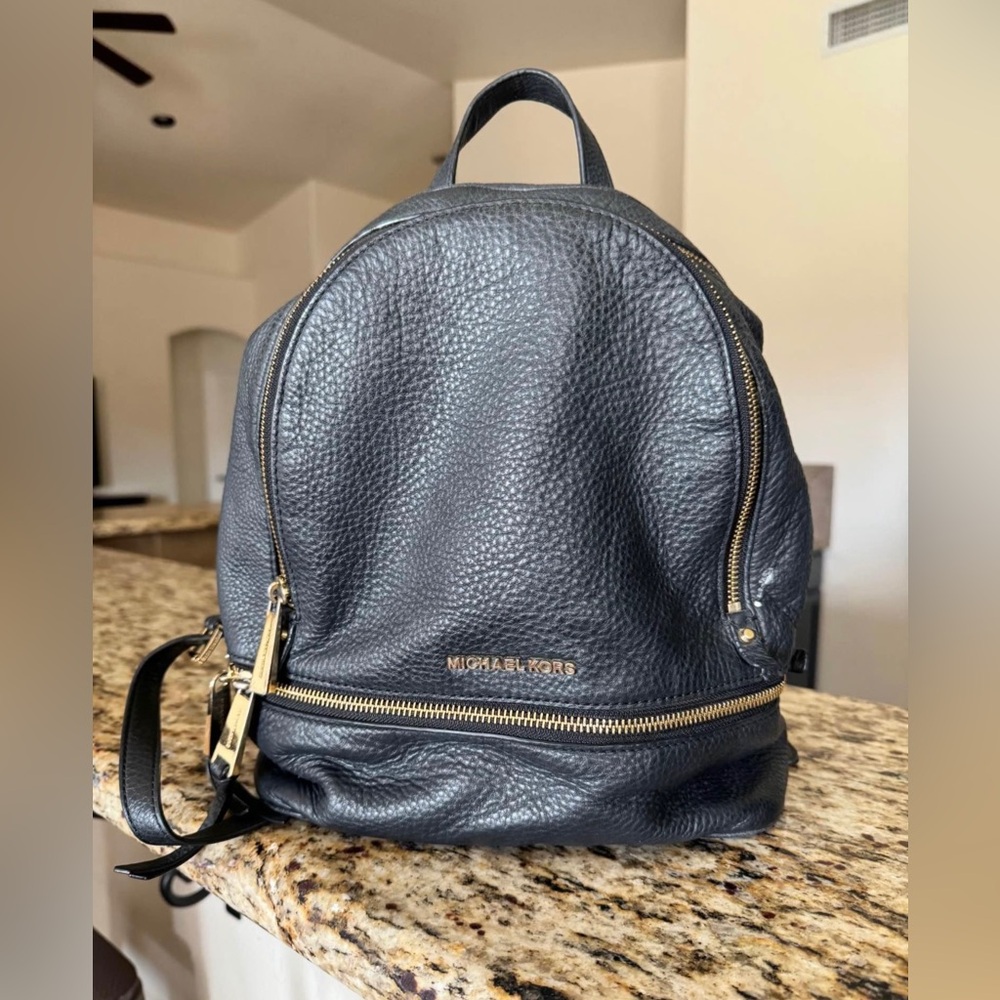 Black Michael Kors Backpack